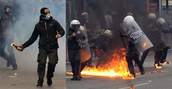 manifs affrontements