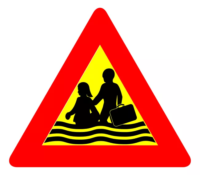 Αγόρι και βαλίτσα