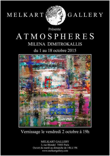 ATMOSPHERES de Milena Dimitrokallis du 1er au 18 octobre