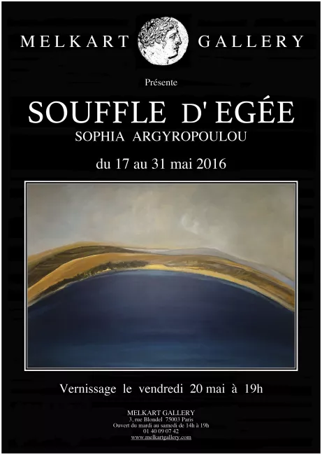 Souffle d'Egée, exposition de peintures de Sofia Argyropoulou