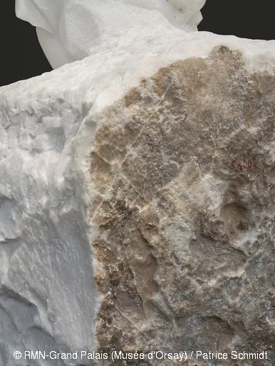 Auguste Rodin (1840-1917), détail de La Pensée, vers 1895.